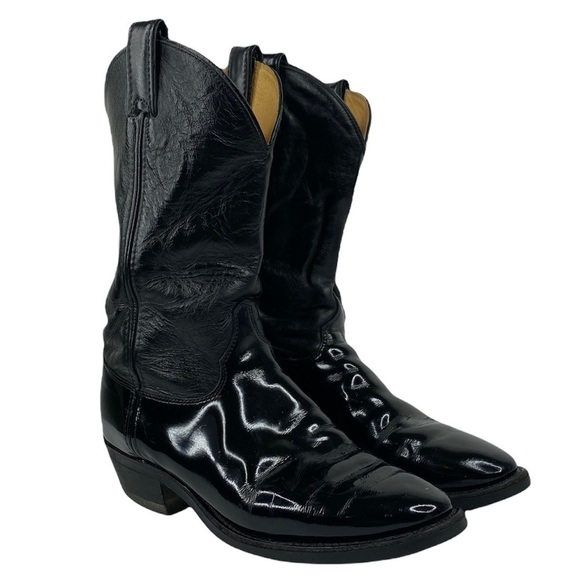Justin Cowboy Western Boots Size 9.5 E - Picture 1 of 15